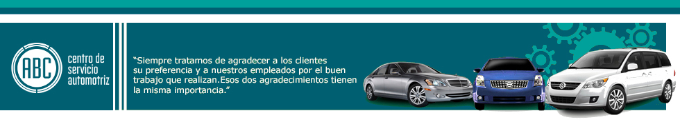 Servicio Automotriz ABC banner